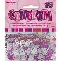 "16" Confetti Pink Glitz - 14g