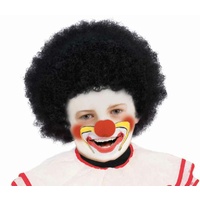 Kids Black Clown Wig