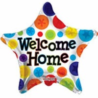 18in Welcome Home Star Foil Balloon