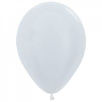 Pearl White Ballons 5 inch (Pack of 100)