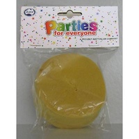 Yellow Streamer Crepe (30m)
