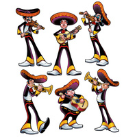Fiesta Cutouts - Pk6