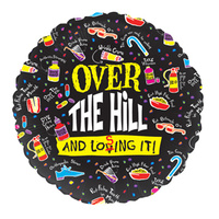 18" Over the Hill and Losing It Foil balloon