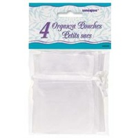 Organza Pouches (3in x 4in) - Pk 4*