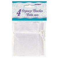 Organza Pouches (3in x 4in) - Pk 4*