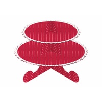 Cupcake Stand - Red and White