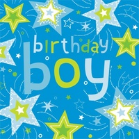 Birthday Printed Lunch Napkins - Pk 20