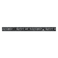 Happy 80th Birthday Glitz Black & Silver Foil Banner -3.6m*