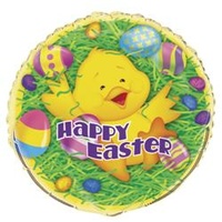 18in Happy Easter Ducky Foil Balloon*