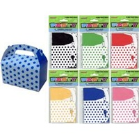 Polka Dot Mini Treat Box - Pk 6*