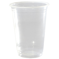 350ml Plastic Cups Clear - Pk 50