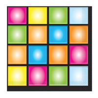 Disco Luncheon Napkins 2-ply Pk 16