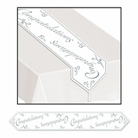 Printed Congratulations Table Runner 1.8m