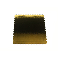Square Gold Cake Tray - 26cm
