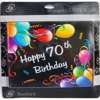 70th Birthday Guest Book