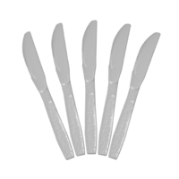 Biodegradable Plastic Dinner Knives - Pack Of 50