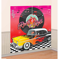 Classic 50's Scene Setter Wall Decorating Kit*