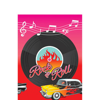 Classic 50s Rock & Roll Tablecover