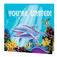 Ocean Party Invitations - Pk 8*