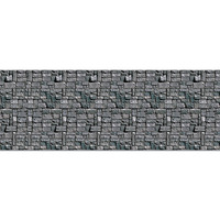Rustic Grey Stone Wall Backdrop (1.2x9.1m)