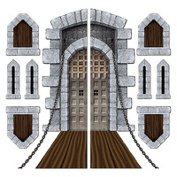 Castle Door & Window Props - Pk 9