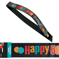 50th Birthday Satin Sash