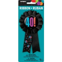 40th Birthday Award Ribbon