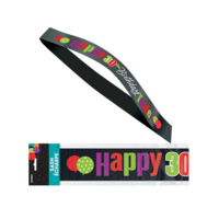 30th Birthday Satin Sash