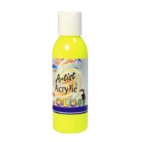 Fluoro Yellow Acrylic Paint - 125ml