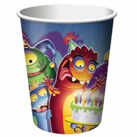 !! Monster Mania Cups, Hot/Cold - Pk 8**