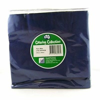 Navy Blue Dinner Napkins 2 Ply - Pk 50