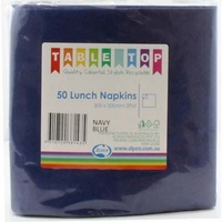 Navy Blue Lunch Napkins (33cm) - Pk 50