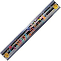 Metallic Multicolour Happy New Year Banner (365 cm)