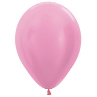 Pearl Light Pink Balloons - 12" - Pk 100