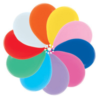Round Balloons Asst Colours - 5" - Pk 100
