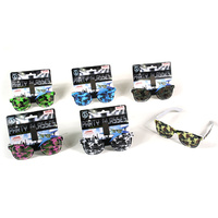 Animal Print Glasses - Asstd Colours*