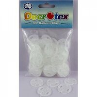 Round Balloon Clip - Pk100