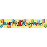 1st Birthday Giant Banner**