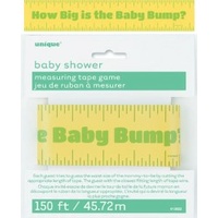 Baby Shower Measuring Tape Game