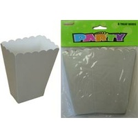 Silver Treat Boxes - Pk 8