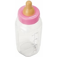 Pink Baby Bottle Bank - 11"