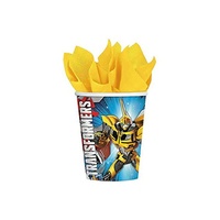 Transformers Printed Cups - 9oz - Pk8