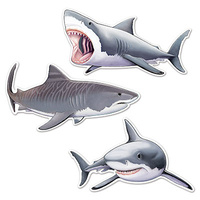 Shark Cutouts - Pk3