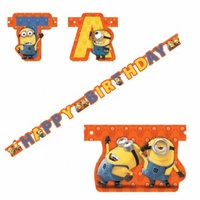 Minions Happy Birthday Jointed Banner - 1.8m*