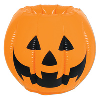 Inflatable Jack-O-Lantern Cooler - holds 48 cans, 55.9cm x 39.4cm