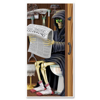 Grim Reaper Restroom Door Cover - 76.2cm x 152.4cm