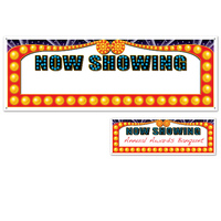 All-Weather Now Showing Sign Banner - 152.4cm x 53.3cm