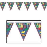 Congrats Grad Pennant Banner - 27.9cm x 365.8cm*