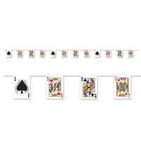 Playing Card Pennant Banner - 17.8cm x 365.6cm