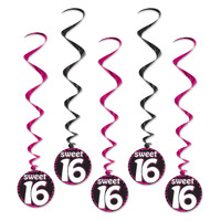 Sweet 16 Whirls - 5/pkg, 109.2cm*